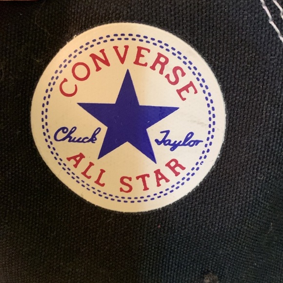 Chuck Taylor Converse Black and White High-Tops - Picture 5 of 10